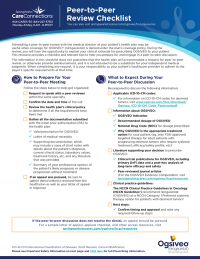 OGSIVEO Peer to Peer Checklist