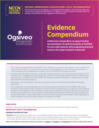 OGSIVEO Evidence Compendium