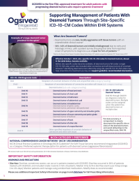 ICD 10 CM Code Flashcard (desmoid tumors)